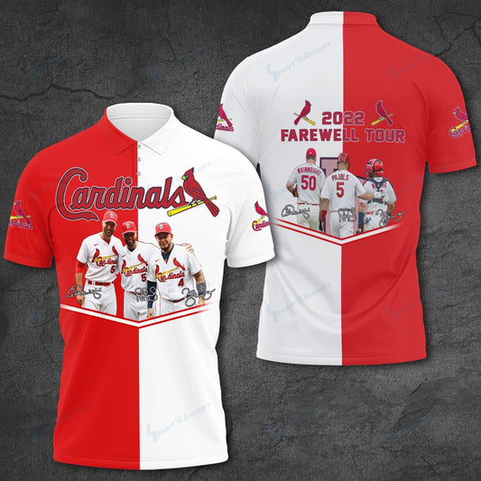 St. Louis Cardinals Polo T-shirt BG06