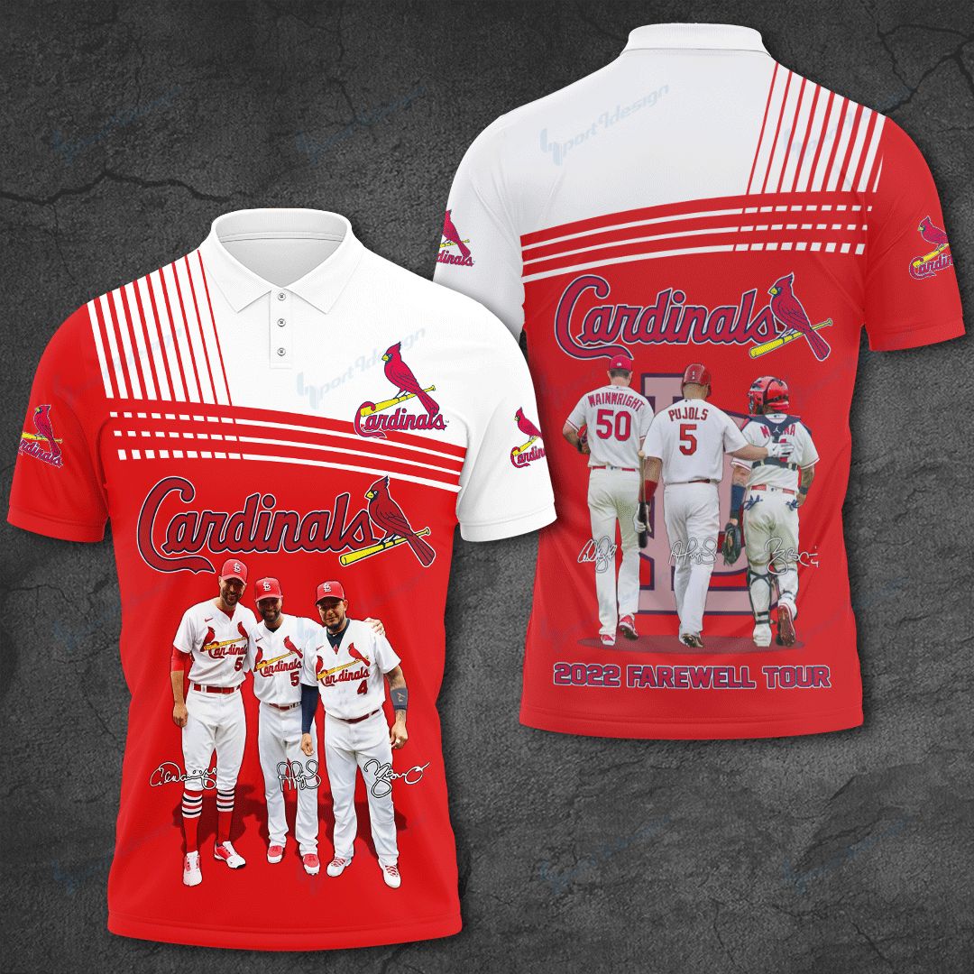 St. Louis Cardinals Polo T-shirt BG07