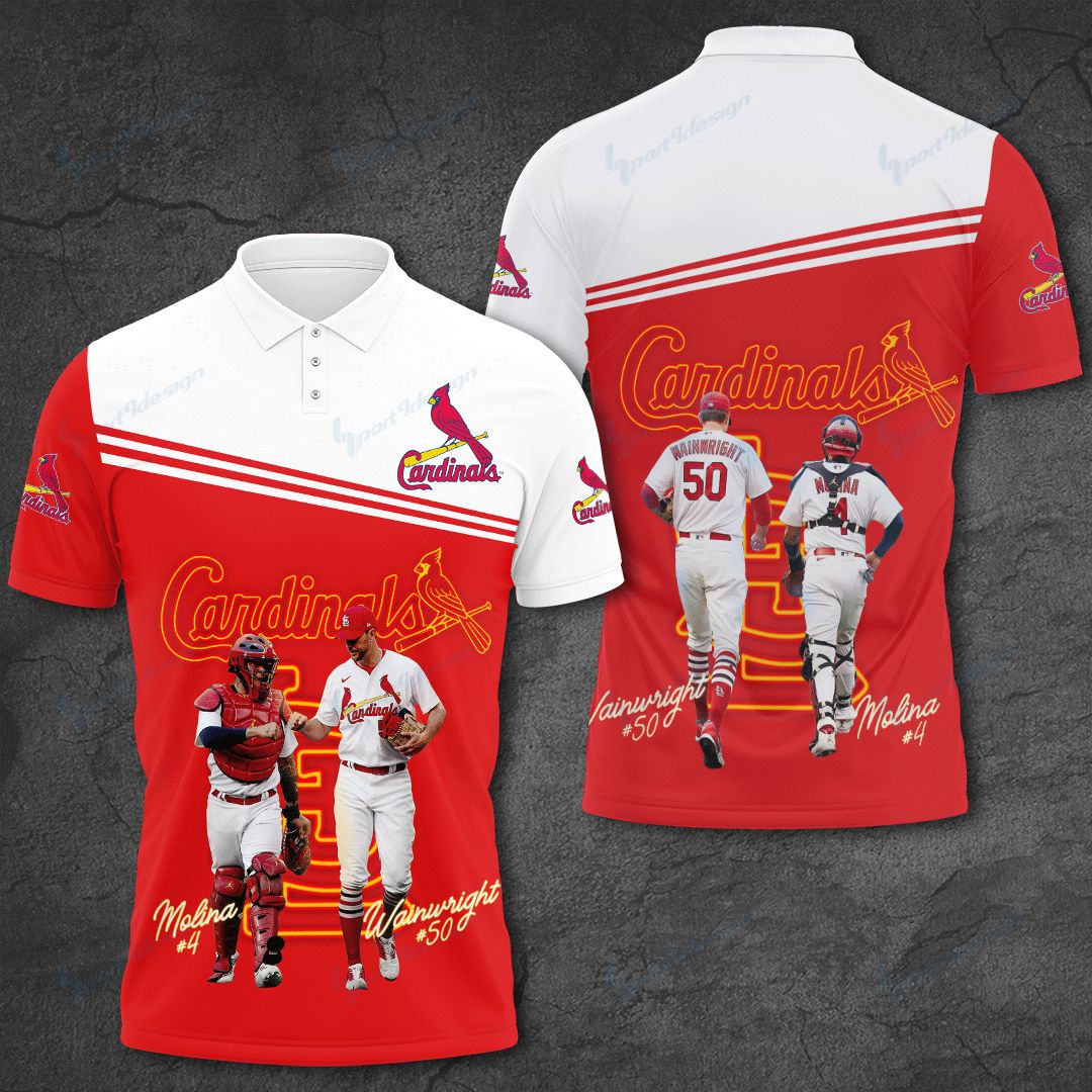 St. Louis Cardinals Polo T-shirt BG08