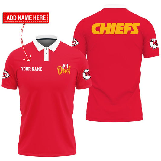 Kansas City Chiefs Gift For Father’s Day Personalized Polo Shirt BGPLS146