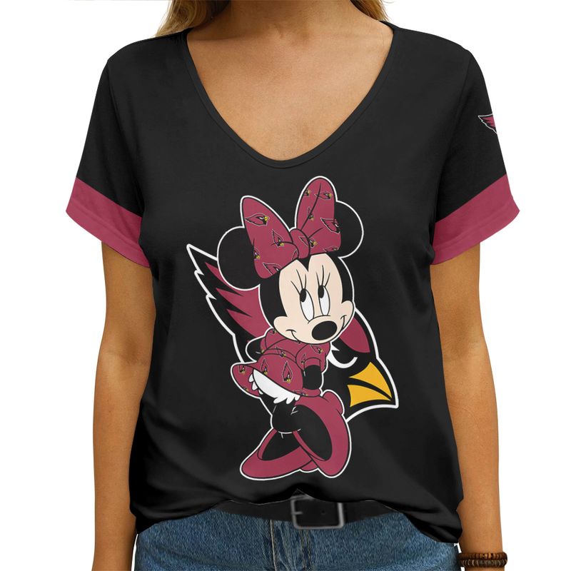 Arizona Cardinals V-neck Women T-shirt