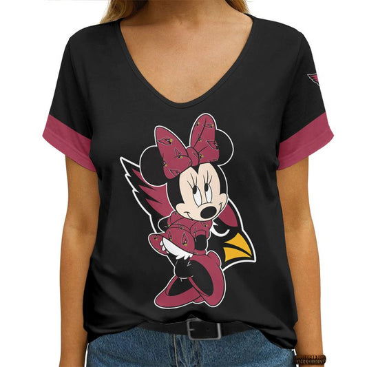 Arizona Cardinals V-neck Women T-shirt