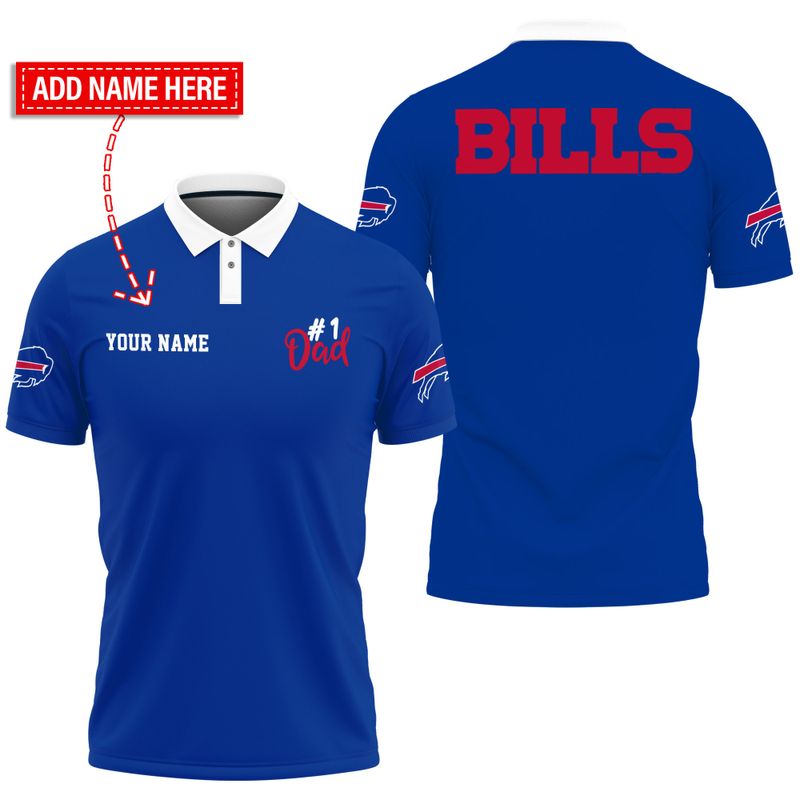 Buffalo Bills Gift For Father’s Day Personalized Polo Shirt BGPLS147