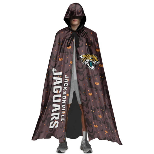 Jacksonville Jaguars Black Cat Pattern Halloween Limited Edition All-Over Print Halloween Cloak