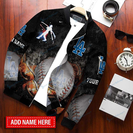 Los Angeles Dodgers Personalized Bomber Jacket BG375