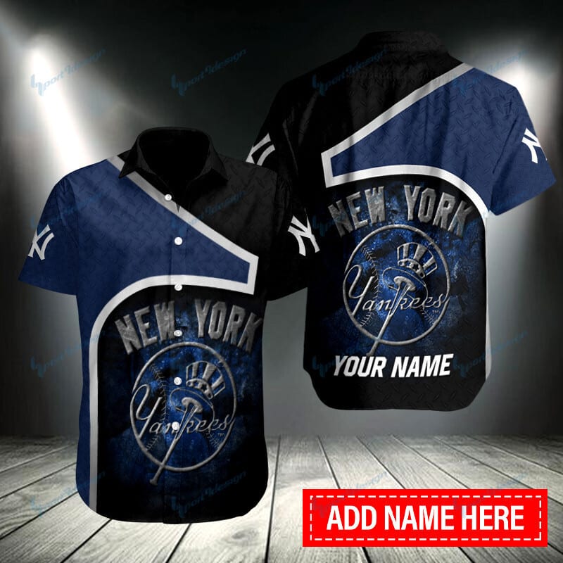 New York Yankees Personalized Button Shirt BB151