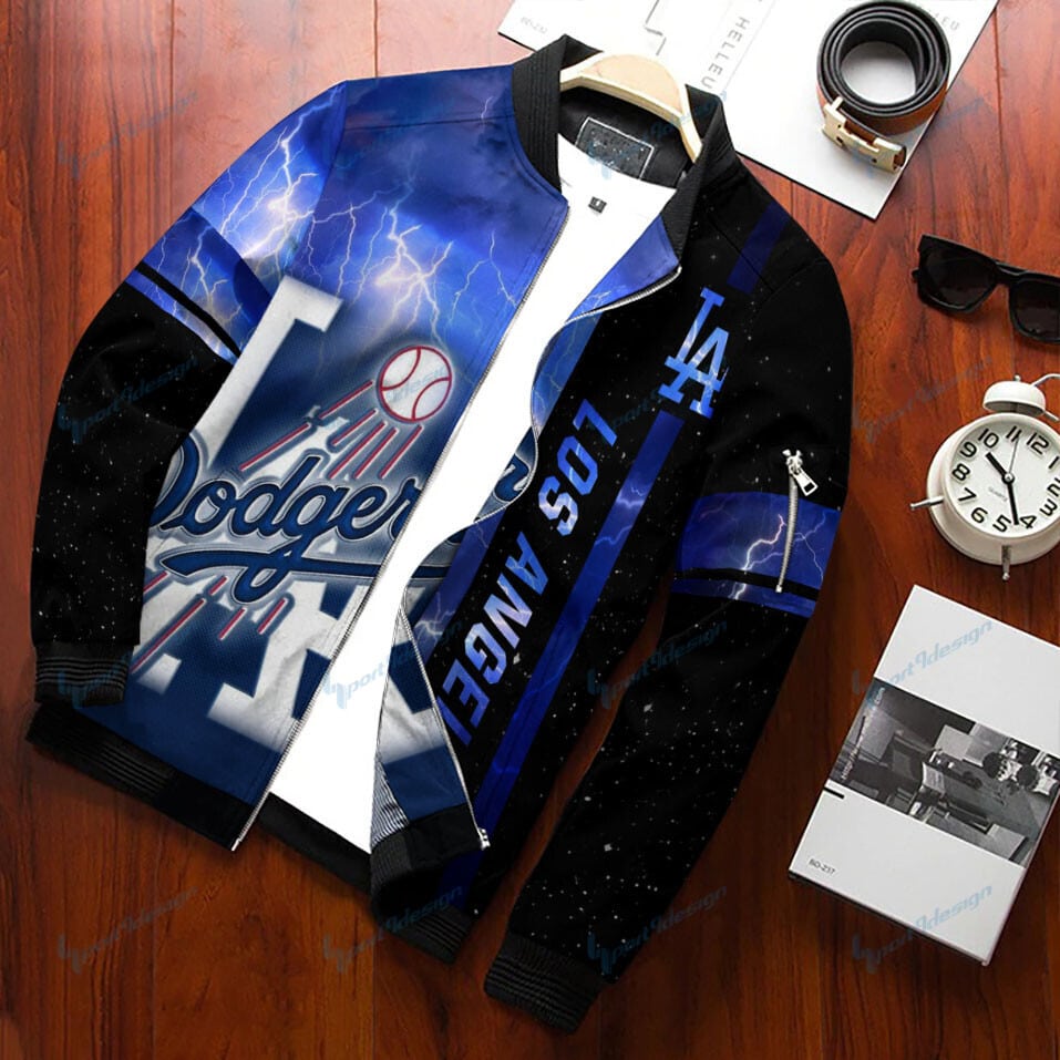 Los Angeles Dodgers Personalized Bomber Jacket BG335