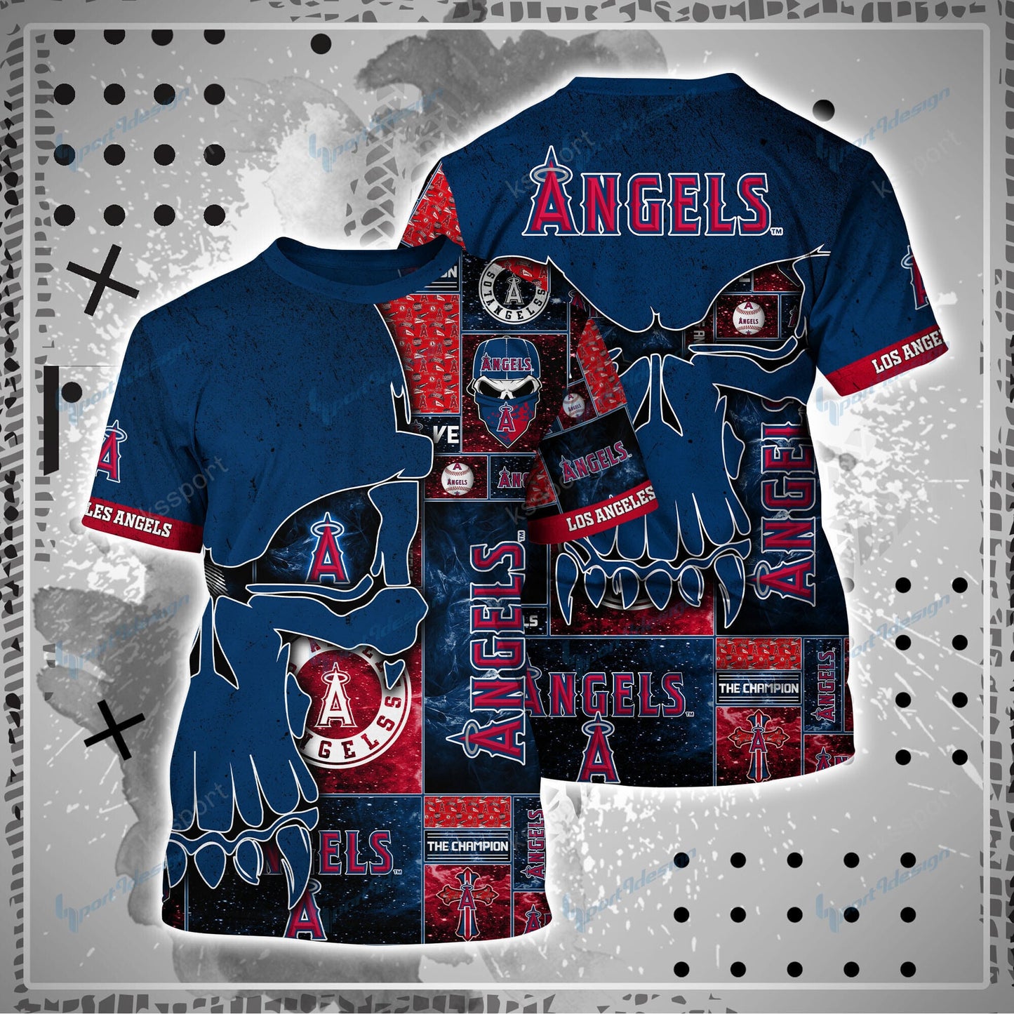Los Angeles Angels Shirt and Shorts BG65