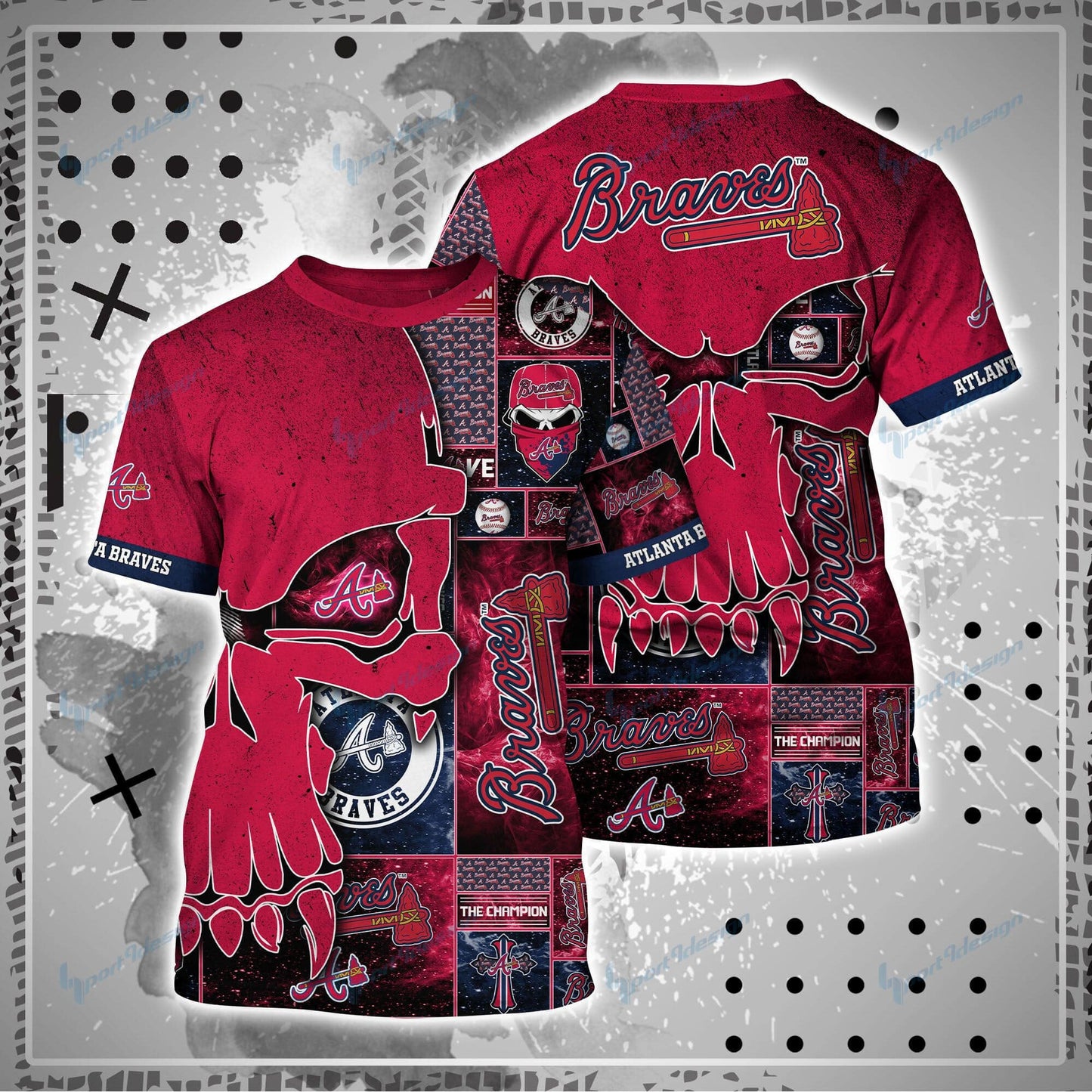 Atlanta Braves Shirt and Shorts BG61