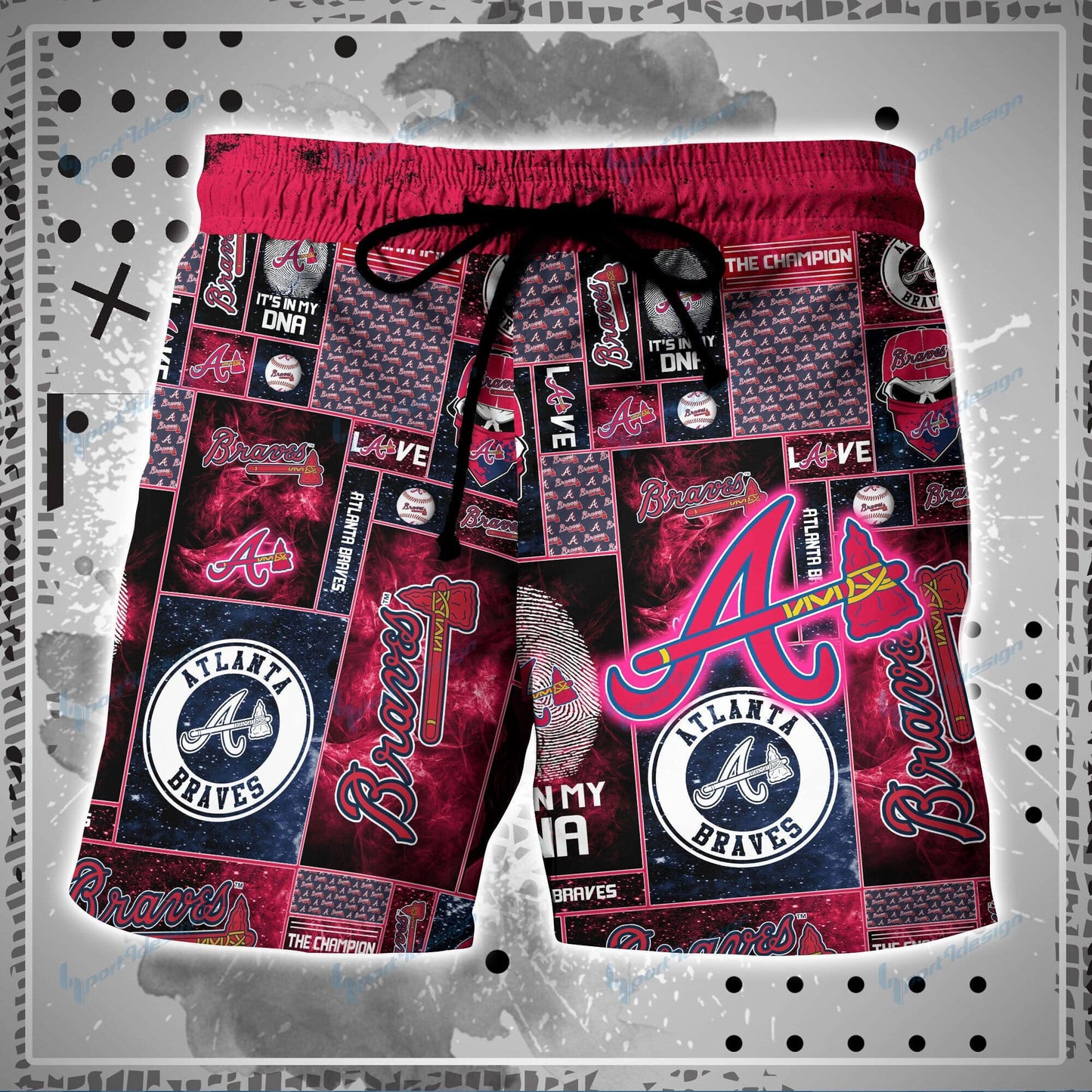 Atlanta Braves Shirt and Shorts BG61