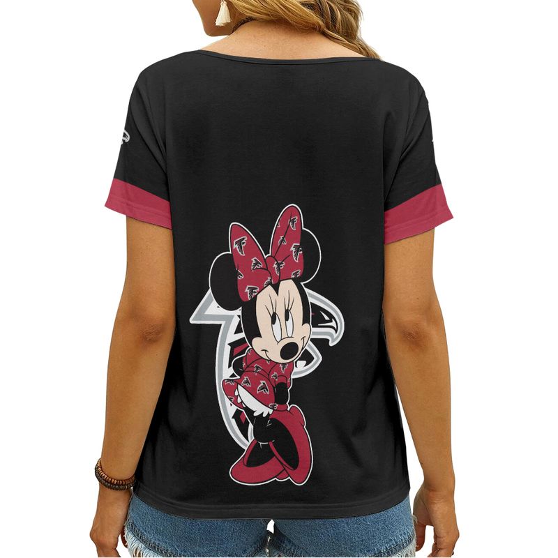 Atlanta Falcons V-neck Women T-shirt
