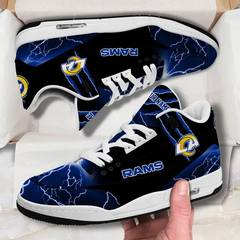 Los Angeles Rams Basic Leather JD03 Shoes Men and Women AZBTAJ3000221