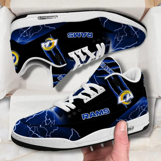 Los Angeles Rams Basic Leather JD03 Shoes Men and Women AZBTAJ3000221