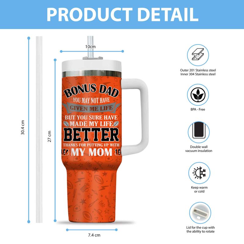 Cincinnati Bengals New Personalized 40oz Tumbler Father’s Day AZBT40OZ000169
