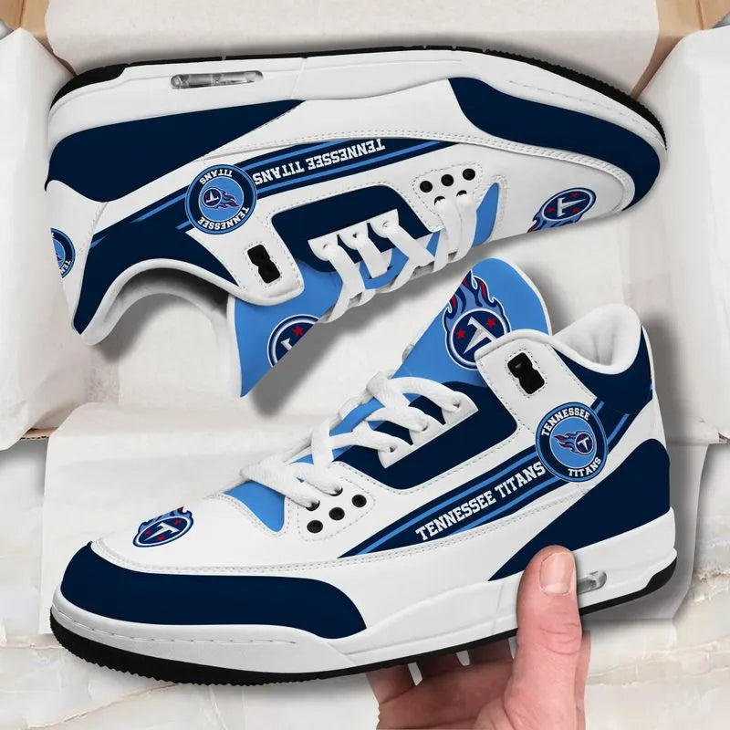 Tennessee Titans Basic White Genuine Leather JD03 Shoes Men and Women AZBTAJ3000146