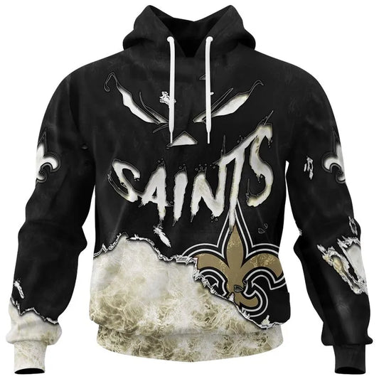 New Orleans Saints Combo Limited Edition Clothes Jack O’ Lantern Halloween Collection AZBTCLEC000011