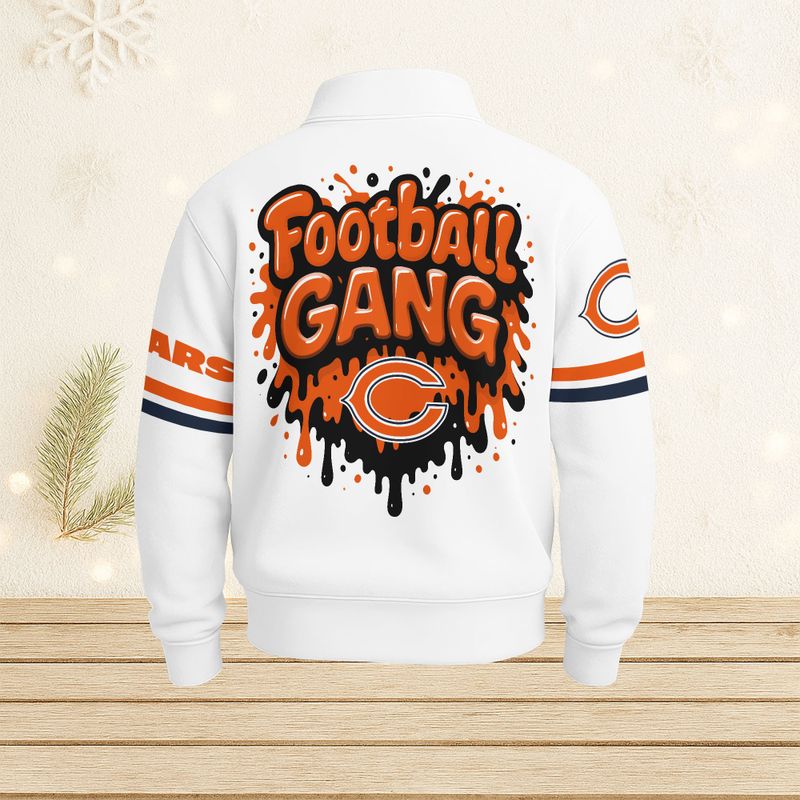 Chicago Bears Casual Stand Collar Sweatshirt BT667
