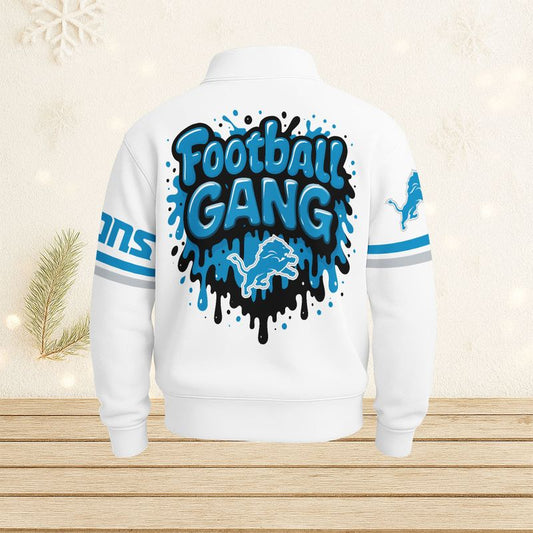 Detroit Lions Casual Stand Collar Sweatshirt BT672