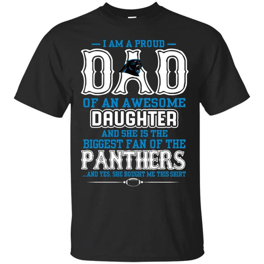 Carolina Panthers – Proud Dad Of An Awesome Daughter Unisex T-Shirt Gift For Father’s Day