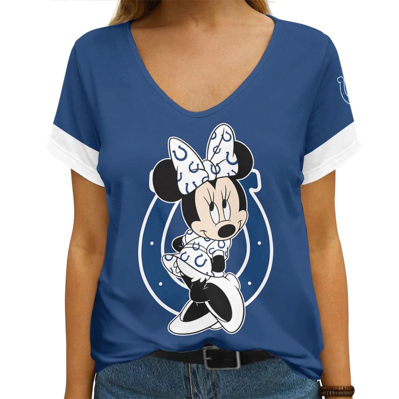 Indianapolis Colts V-neck Women T-shirt