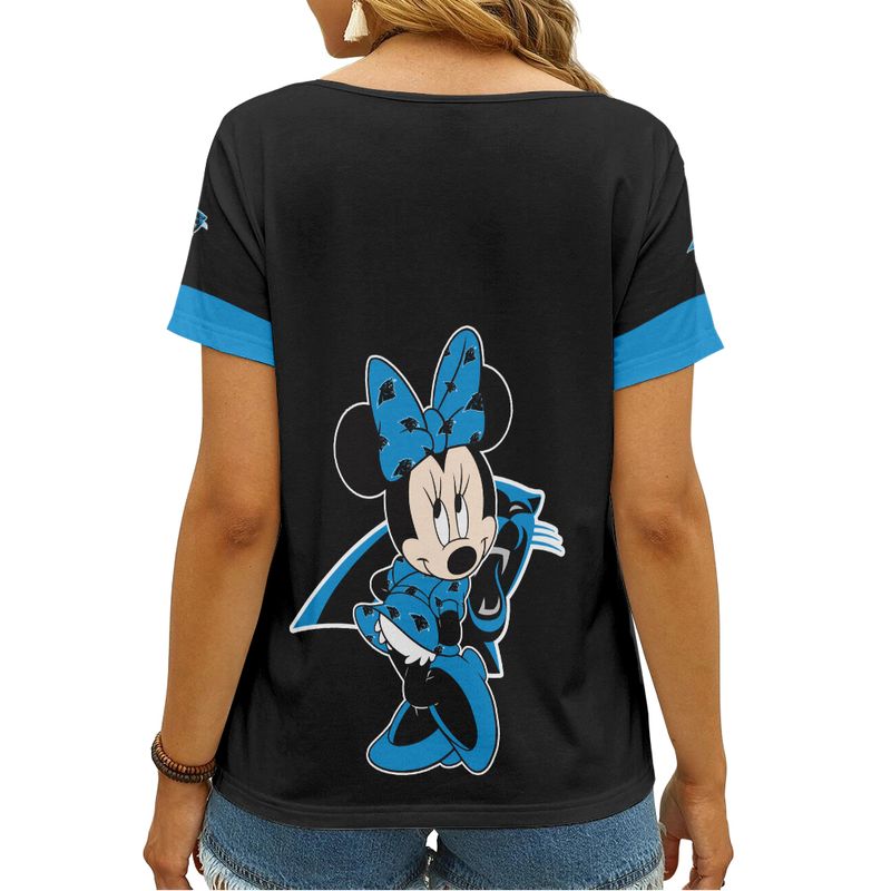 Carolina Panthers V-neck Women T-shirt