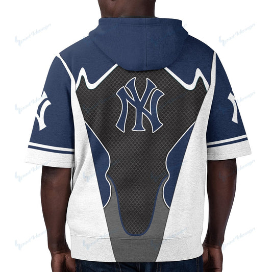 New York Yankees Short Sleeve Hoodie BG30