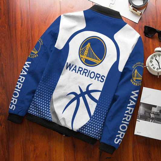 Golden State Warriors Personalized Bomber Jacket BG254
