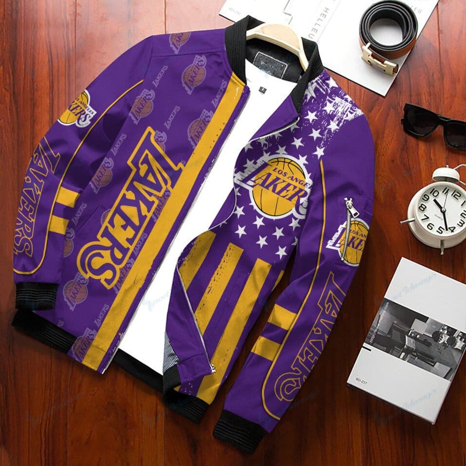 Los Angeles Lakers Bomber Jacket BG241