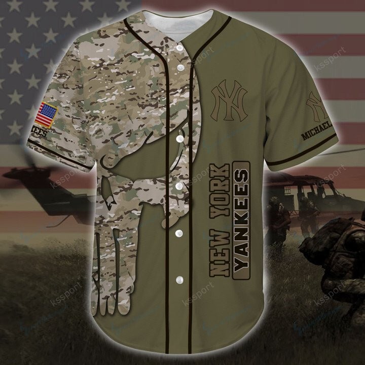 New York Yankees Personalized Baseball Jersey BG135