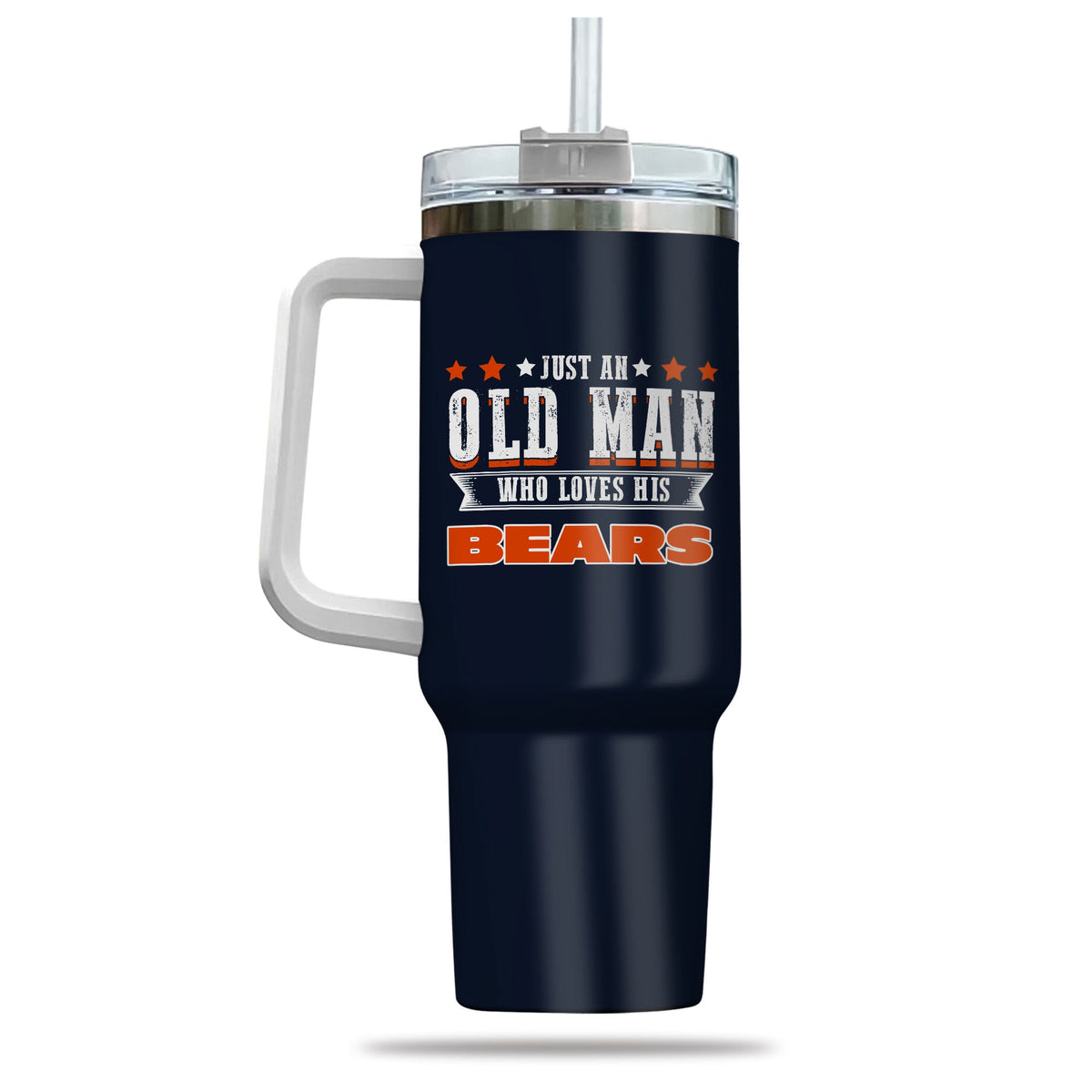 Just Old Man Who Loves Chicago Bears 40oz Tumbler