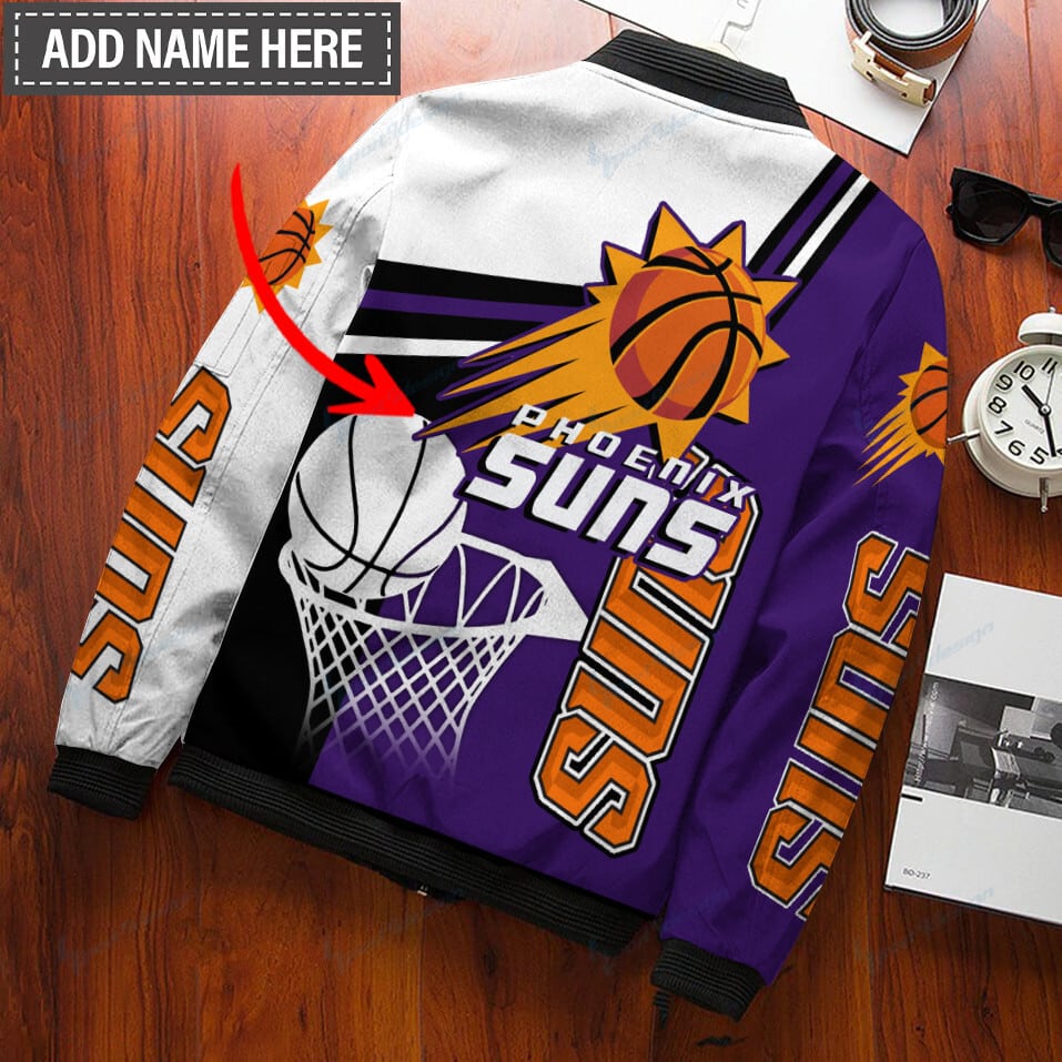 Phoenix Suns Personalized Bomber Jacket BG70