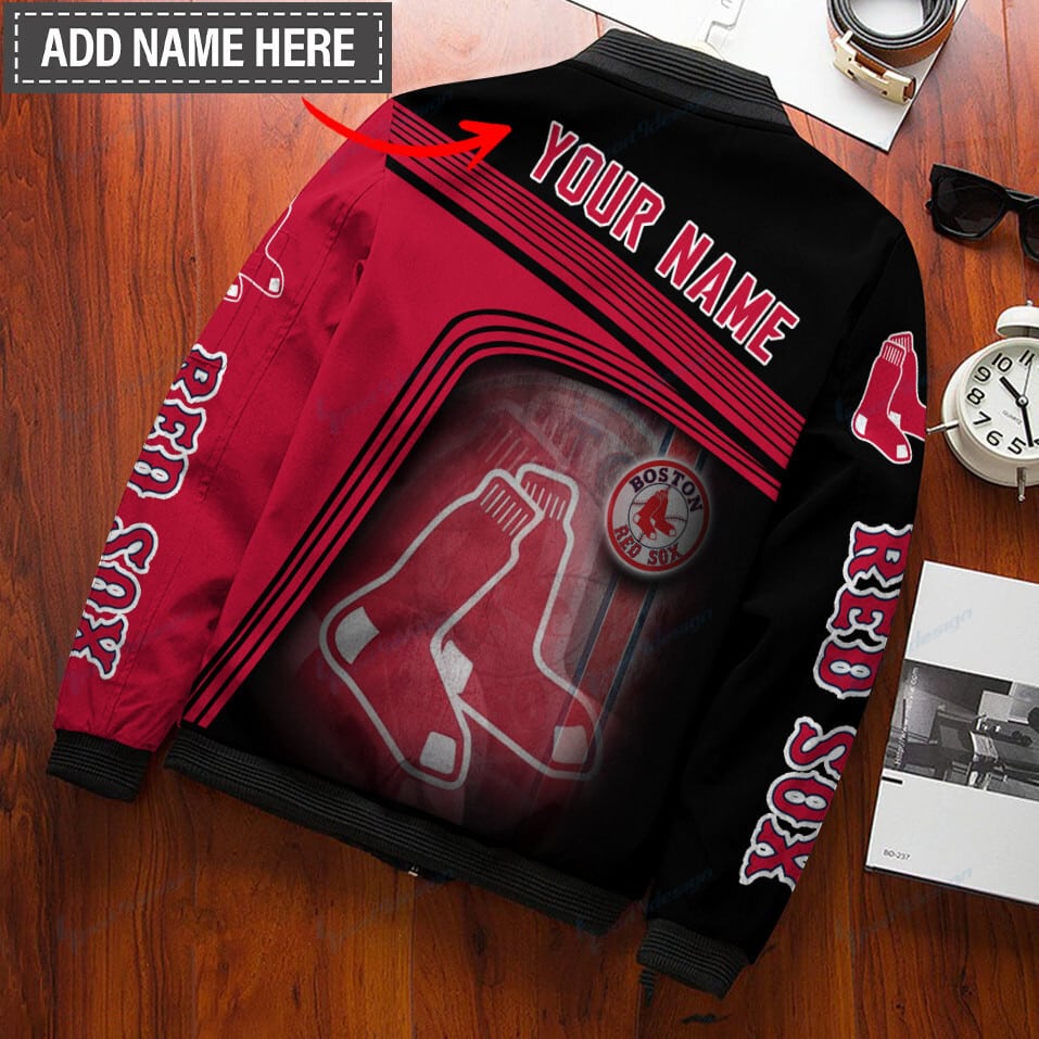 Boston Red Sox Personalized Bomber Jacket BG51