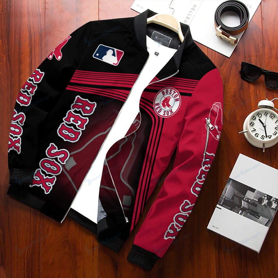 Boston Red Sox Personalized Bomber Jacket BG51