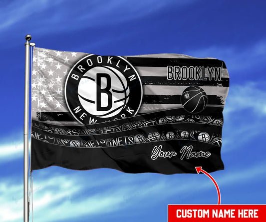 Brooklyn Nets Personalized Flag 09