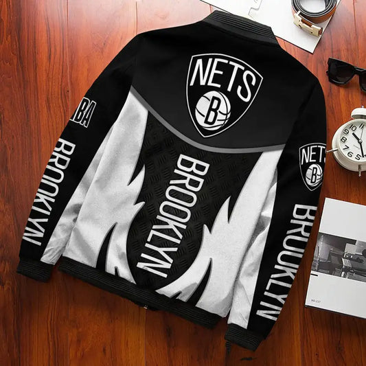Brooklyn Nets Bomber Jacket BG12