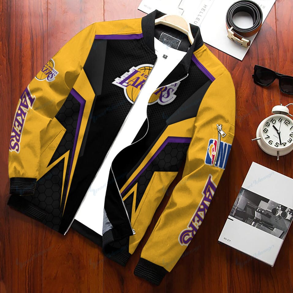 Los Angeles Lakers Bomber Jacket BG05