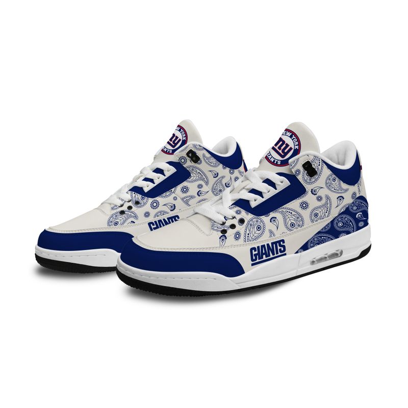 New York Giants Basic Leather JD03 Shoes Men and Women AZBTAJ3000204