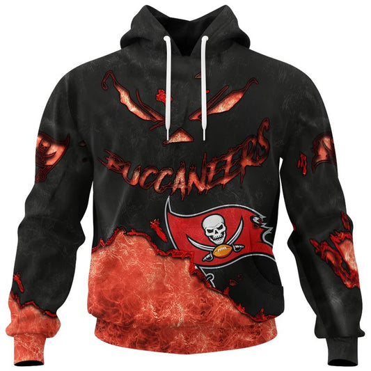 Tampa Bay Buccaneers Combo Limited Edition Clothes Jack O’ Lantern Halloween Collection AZBTCLEC000012
