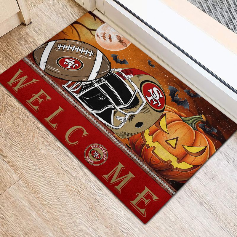 San Francisco 49ers Halloween Doormat New Collection AZBTDM000002