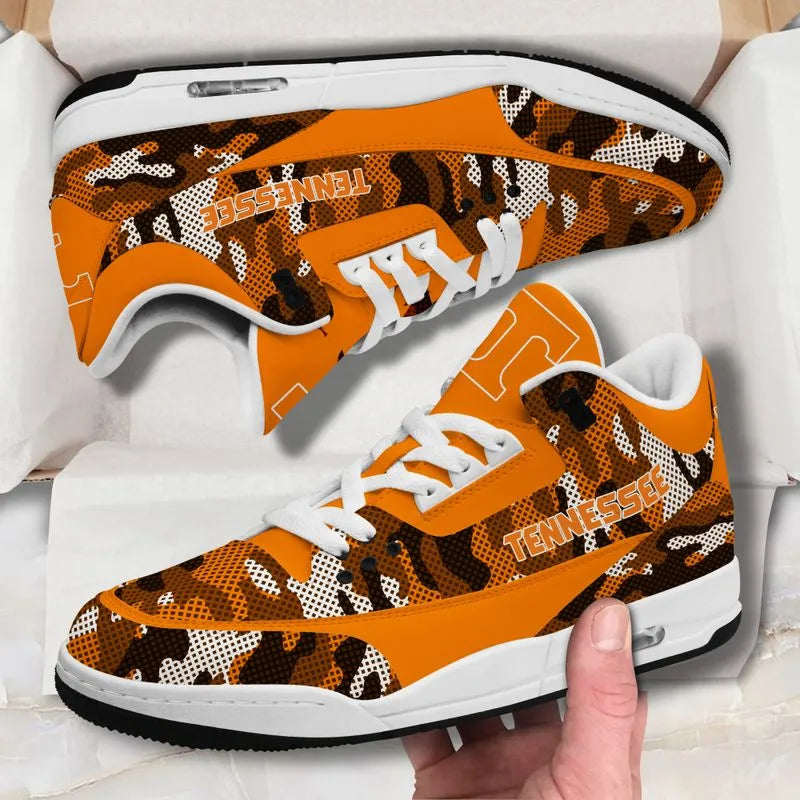 Tennessee Volunteers Basic White Genuine Leather JD03 Shoes Men and Women AZBTAJ3000155