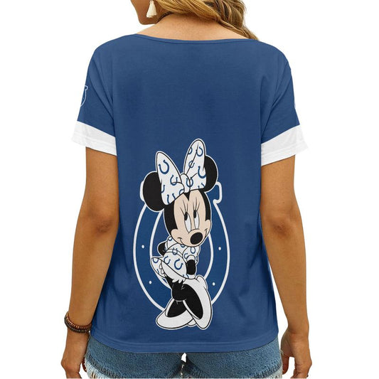 Indianapolis Colts V-neck Women T-shirt