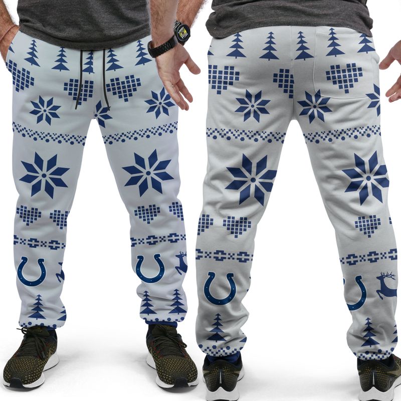 Indianapolis Colts Christmas Patterns Hoodie and Joggers