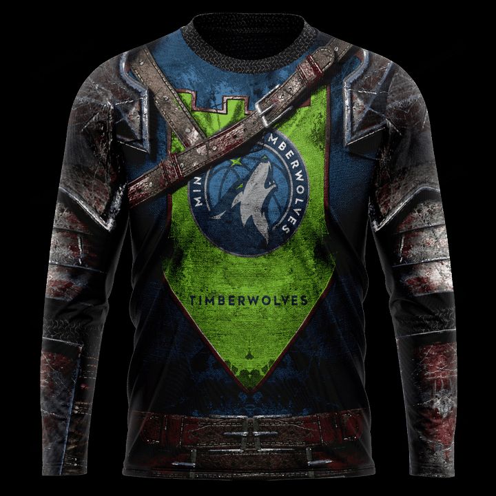Minnesota Timberwolves Warrior All Over Printed 1027
