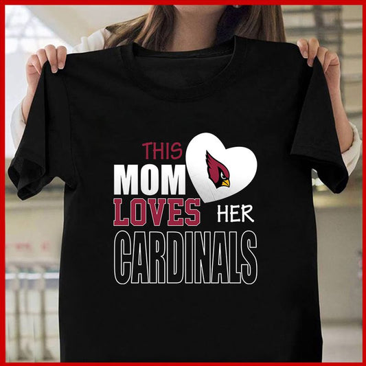 Arizona Cardinals Mom Loves Mother’s Day T-shirt AZTS313