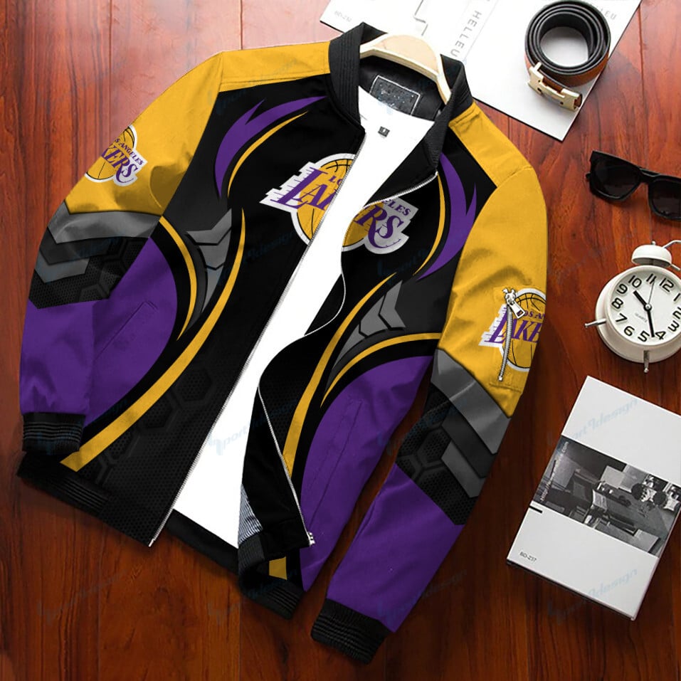 Los Angeles Lakers Bomber Jacket 706
