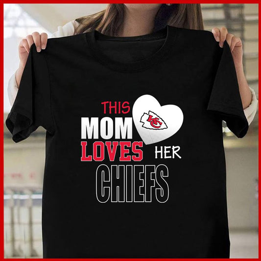 Kansas City Chiefs Mom Loves Mother’s Day T-shirt AZTS328