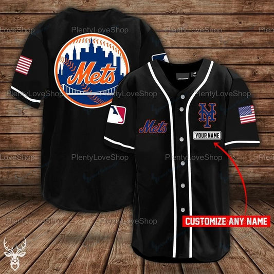 New York Mets Personalized Baseball Jersey 317