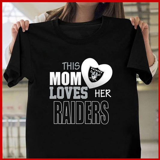 Las Vegas Raiders Mom Loves Mother’s Day T-shirt AZTS329