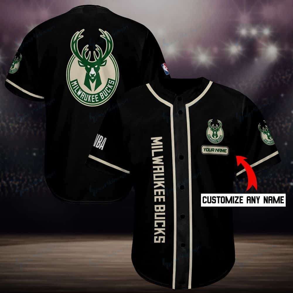 Milwaukee Bucks Personalized Baseball Jersey Shirt 105