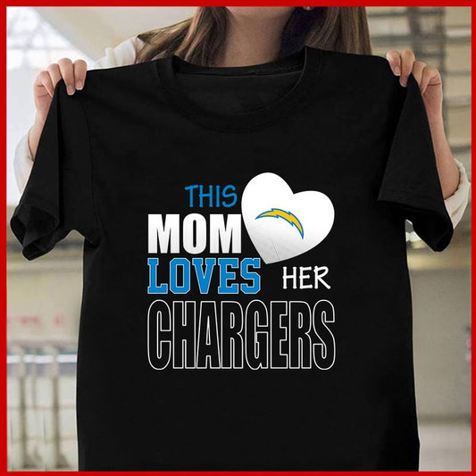Los Angeles Chargers Mom Loves Mother’s Day T-shirt AZTS330